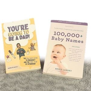 Parenting and Baby Name Books Set Bundle